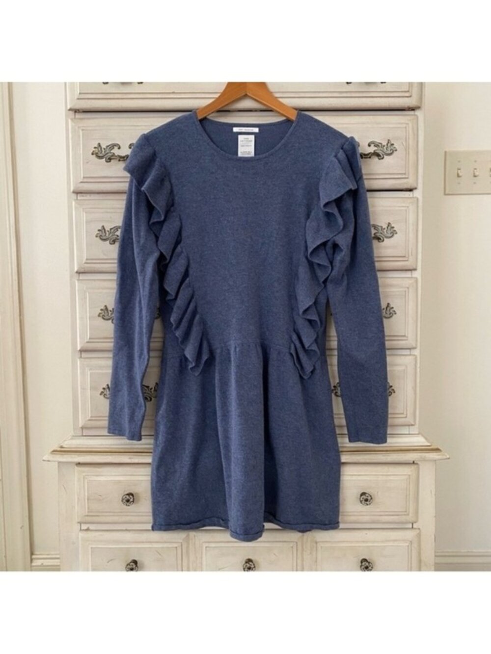 Zara Girls Ruffle Sweater Dress